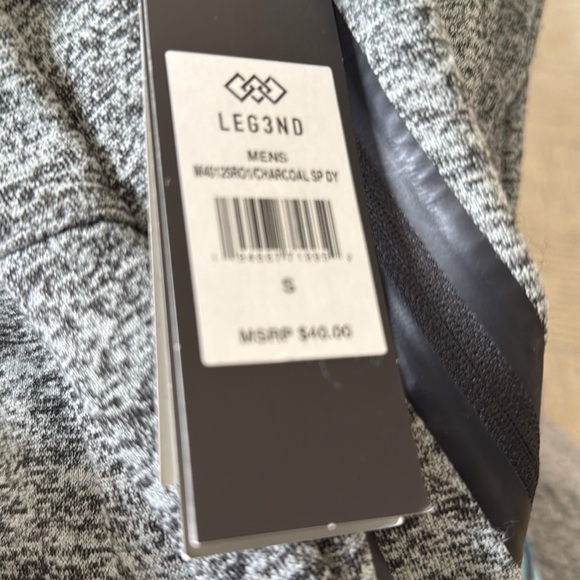 Legend Leg3nd Cozy‎ Gray Sporty Jogger Lounge Pants Men’s Small Comfort Fit NEW - Picture 8 of 13